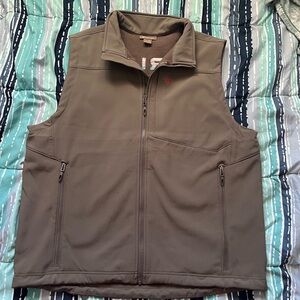 Ariat Men's Dark Brown Softshell Vest